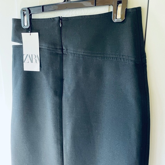 NWT Zara front split pencil skirt with cut out - Picture 2 of 6